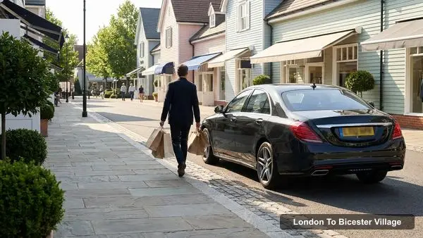 London To Bicester Village with a private driver