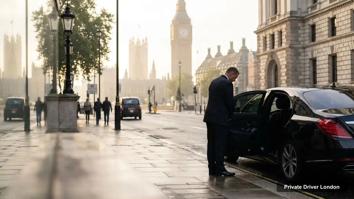 Private Driver London with a private driver